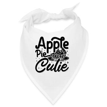 Apple Pie Cutie Cooking Pastries Apple Pie Lover - Bandana - Weiß - Vorne