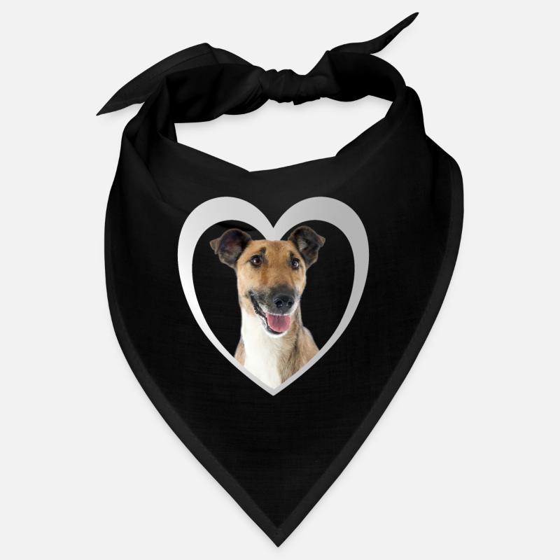 Foxterrier Herz - I Love Foxterrier Bandana