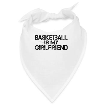 Basketball Basketballteam Basketballkorb - Bandana - Weiß - Vorne
