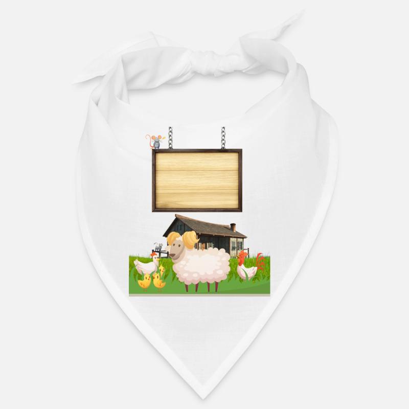 Pasture Pals Rustic-Bauernhof-Schild Bandana