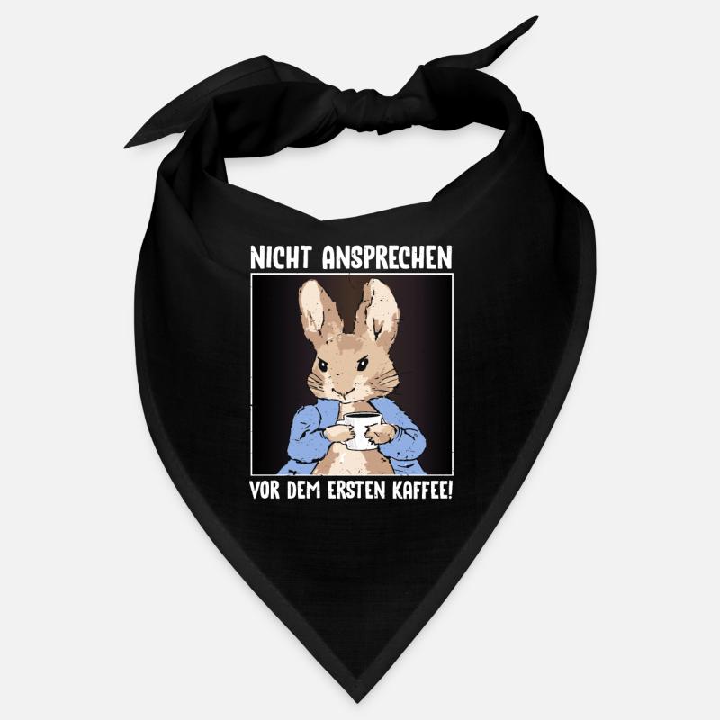 Do not address the rabbit before the first coffee Bandana