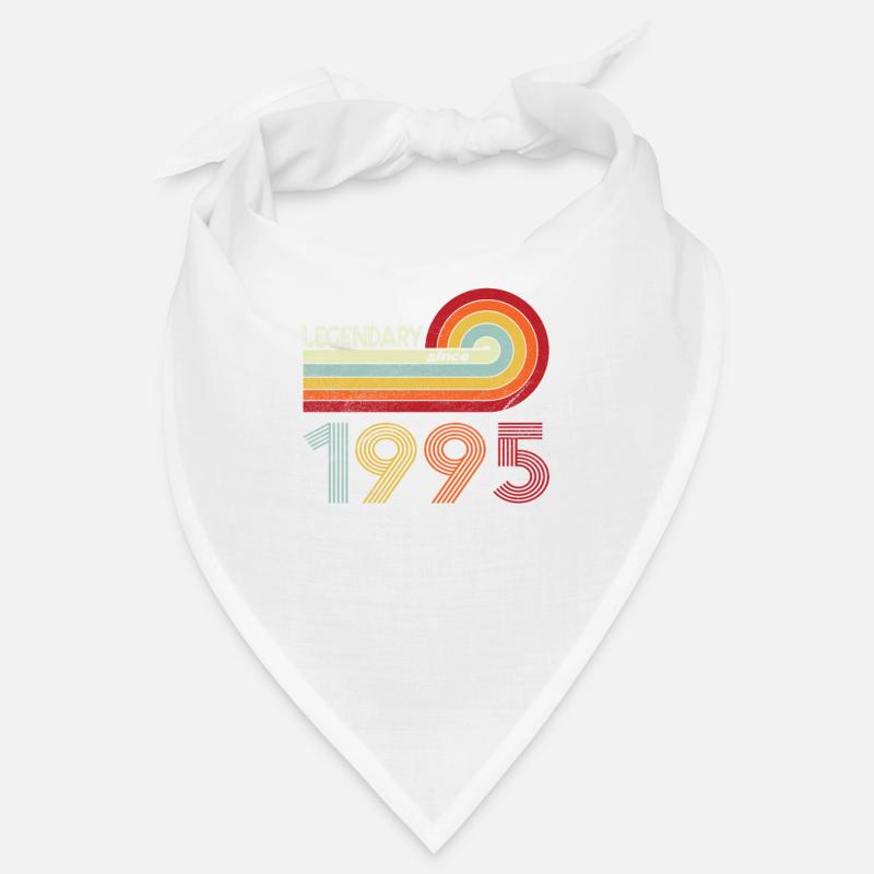 1995 Geburtstag Legendary since Vintage Rainbow Bandana