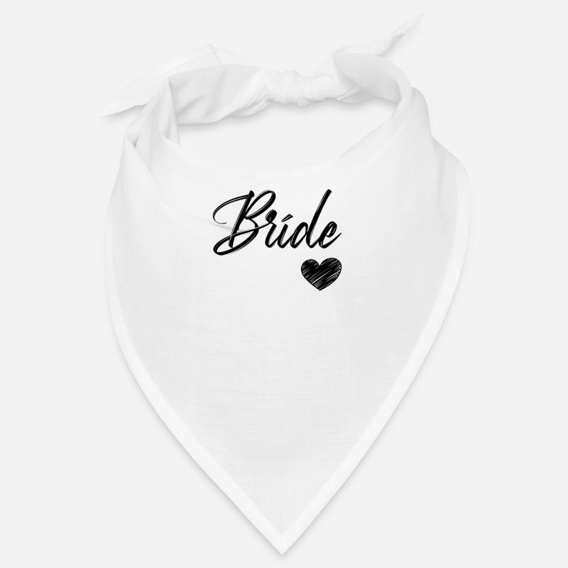 White Bride, Fiancée, Wedding, Bandana