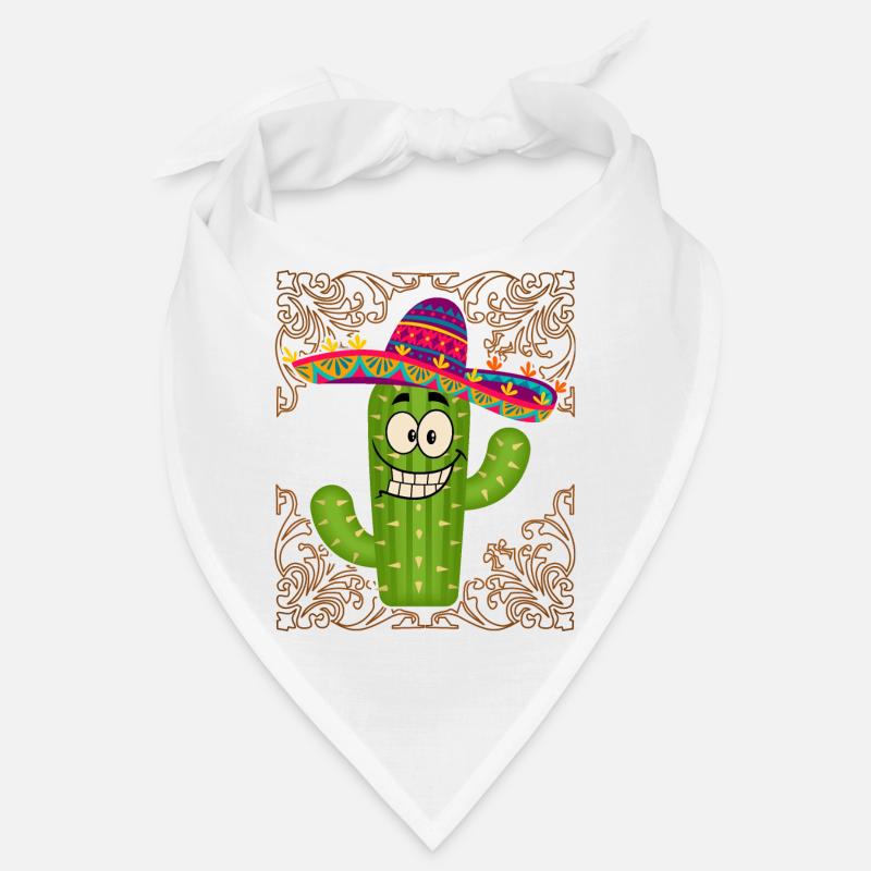 Mexique, drôle de motif de cactus mexicain Bandana