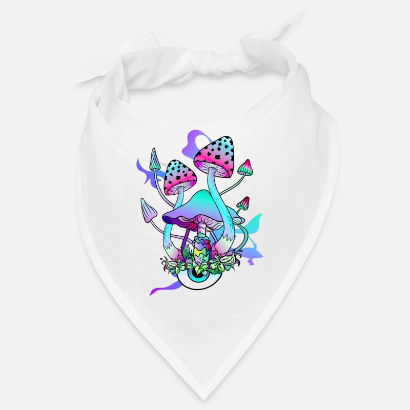 Trippy Hippie Champignon Psychédélique Bandana