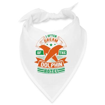 ICH TRÄUME OFT VON DEN DELFINEN - Bandana - Weiß - Vorne