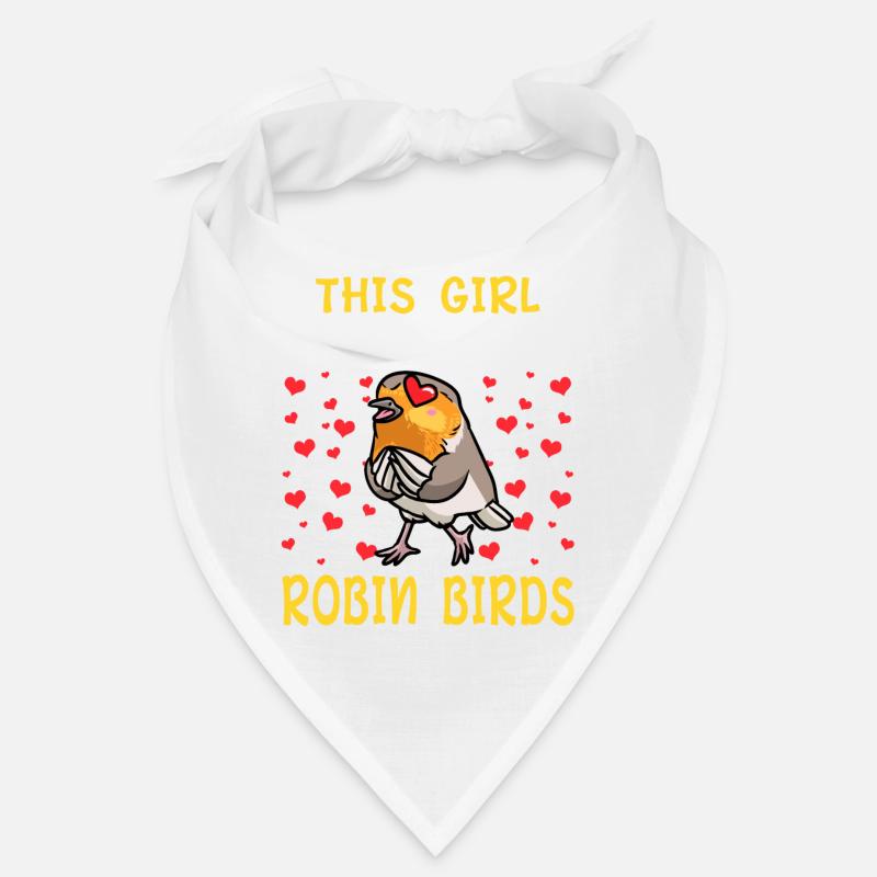 Oiseau Robin Bandana