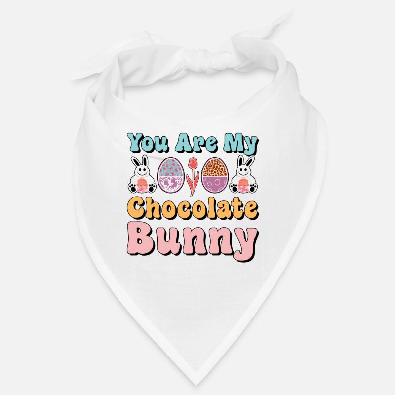 Tu es mon chocolat drôle mignon Pâques Bandana