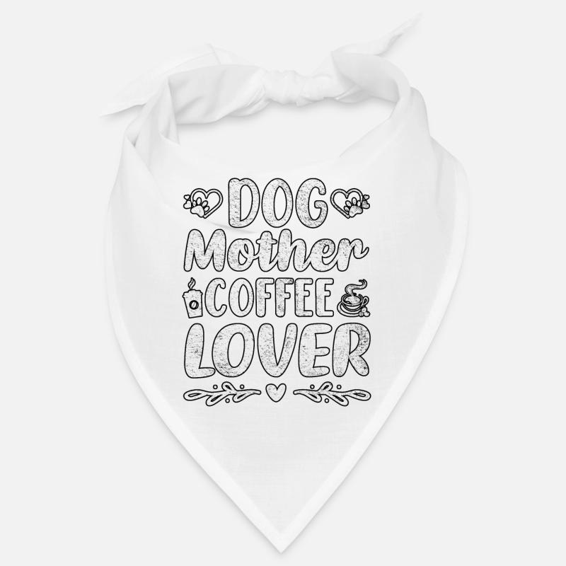 Hund Mutter Kaffee Liebhaber Bandana