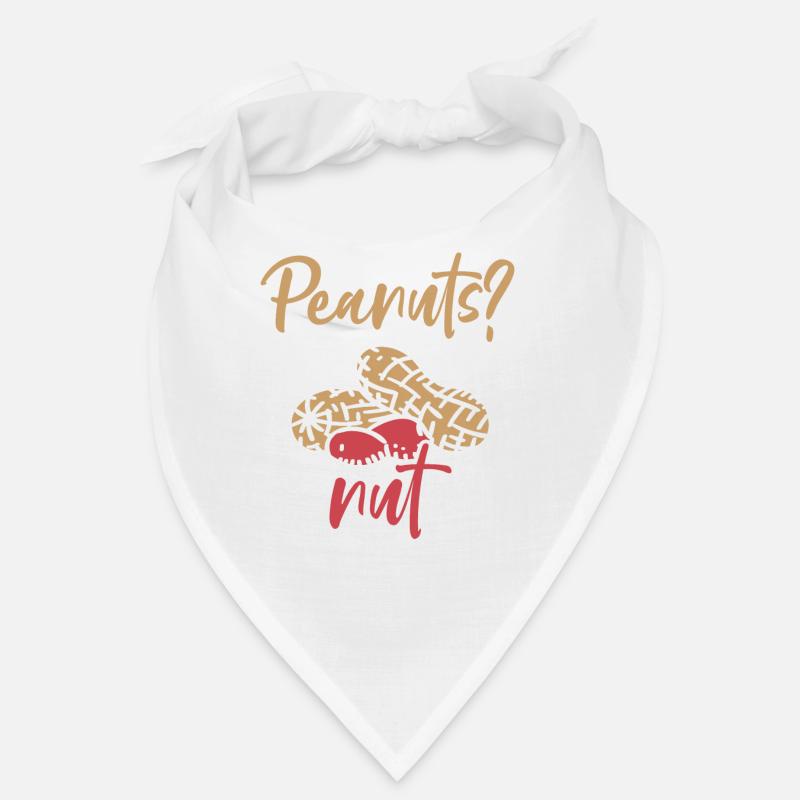 Peanuts? Not for me Peanut allergy sufferers Bandana