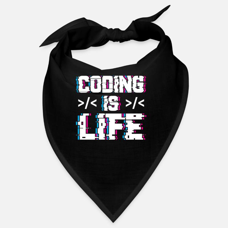 Coding Ist Leben Programmierer Coder Code Bandana