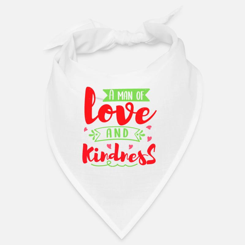 EIN MANN DER LIEBE UND GÜTE - Bandana - Weiß