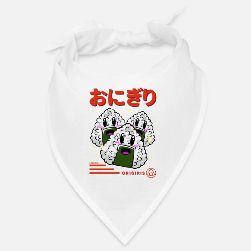 Japon petits Onigiris Kanji Bandana