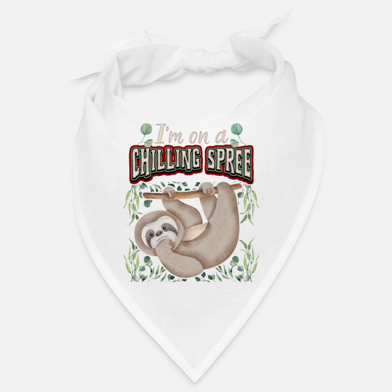 Faultier, Sloth, Spruch, I'm-On-A-Chilling-Spree Bandana