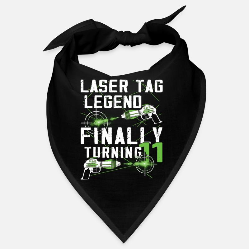 Finally 11 years old – laser tag birthday Bandana
