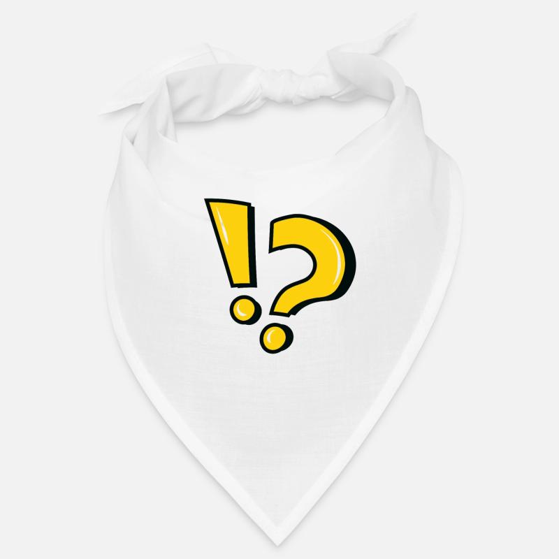 exclamation mark question mark punctuation mark Bandana
