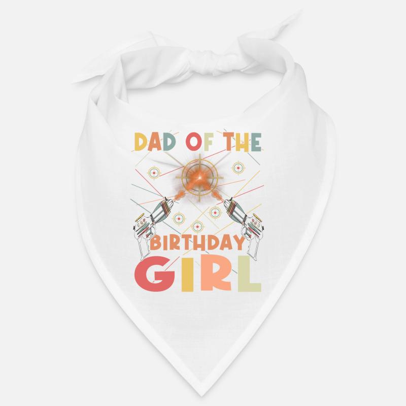 Cool Laser Tag Dad Party Geburtstag Mädchen Bandana