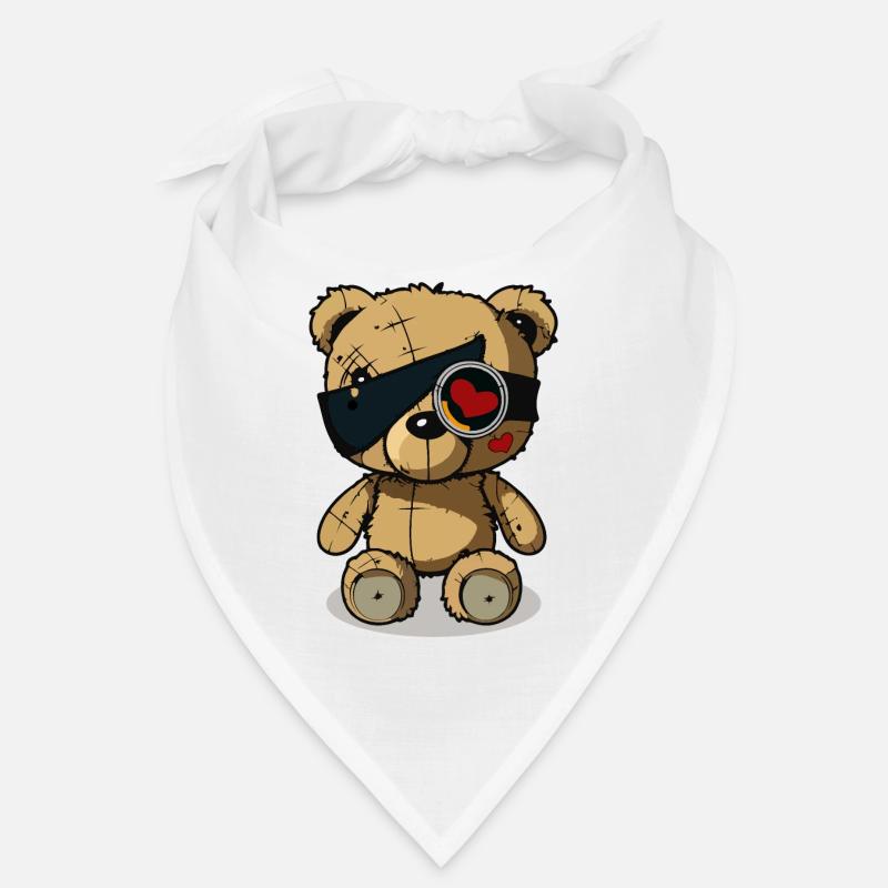Eye patch cute bear Bandana