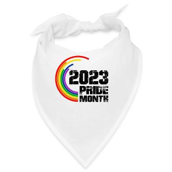 Pride 2023 LGBT Statement - Bandana - Weiß - Vorne
