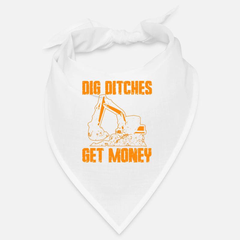 Construction machinery operator Excavator driver Excavator driver Construction workers Bandana