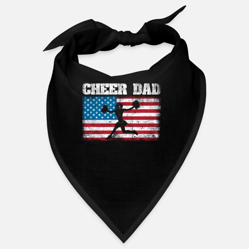 4. Juli US-Flagge Cheer Dad Patriotic Daddy Vater Bandana