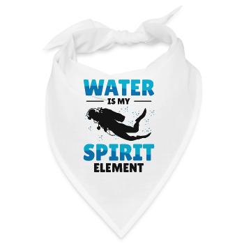 Schnorcheln Wassersport Spirit Element - Bandana - Weiß - Vorne