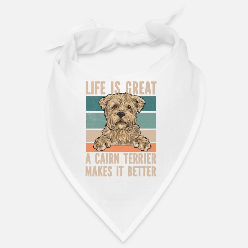 Cairn Terrier Chien Bandana