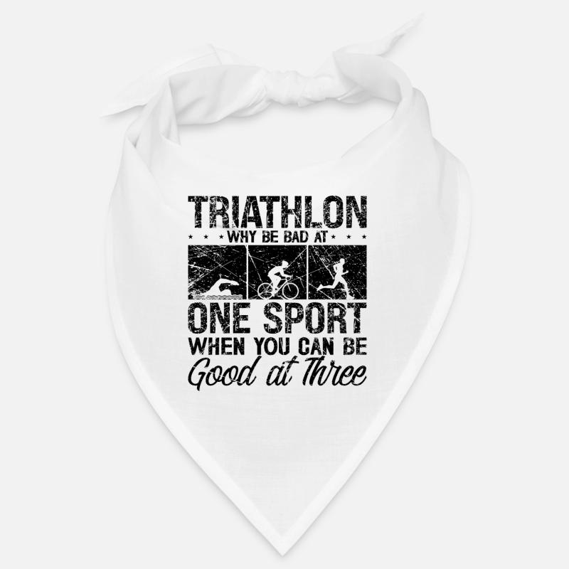 Triathlon Why Be Bad At Training Triathlon Lover Bandana