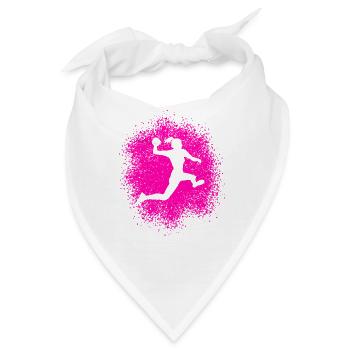 Handball Girl Handballerin Handball Spielerin - Bandana - Weiß - Vorne