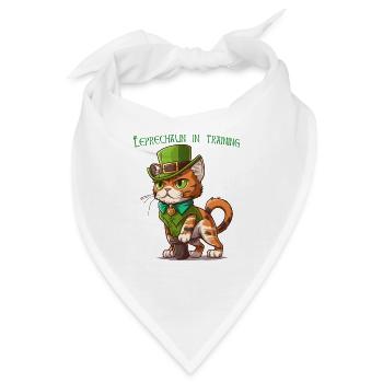 St. Patrick Chat Leprechaun in der DressurPaddy's Iri - Bandana - Weiß - Vorne