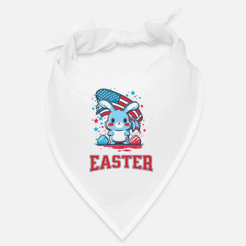 Funny Cute Happy Easter Bunny Bandana