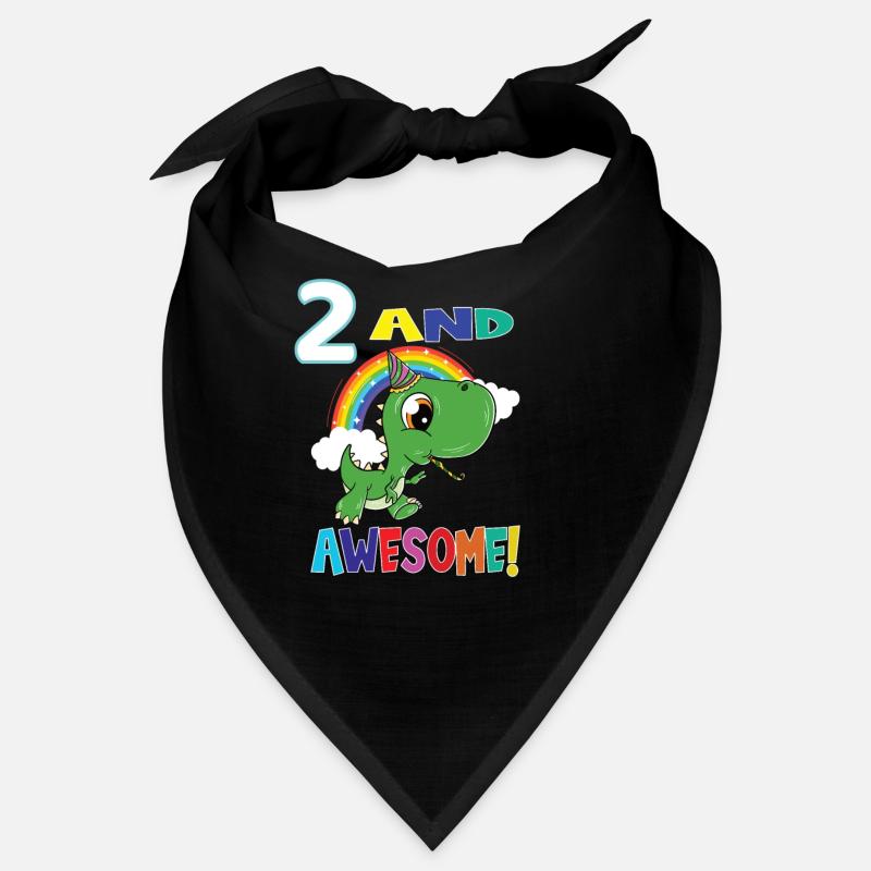 2 And Awesome Birthday Dino Boy Bandana