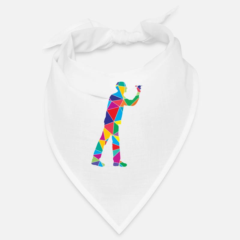 Low Poly Dartist Polygon Dart Bandana
