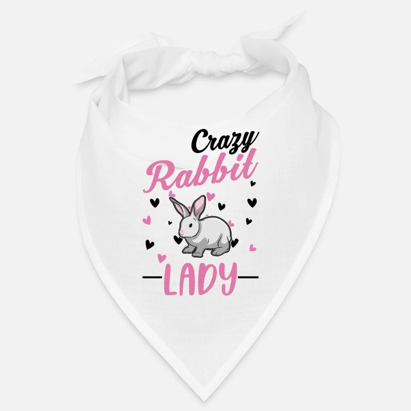 Crazy rabbits Frauch rabbit rabbit Bandana