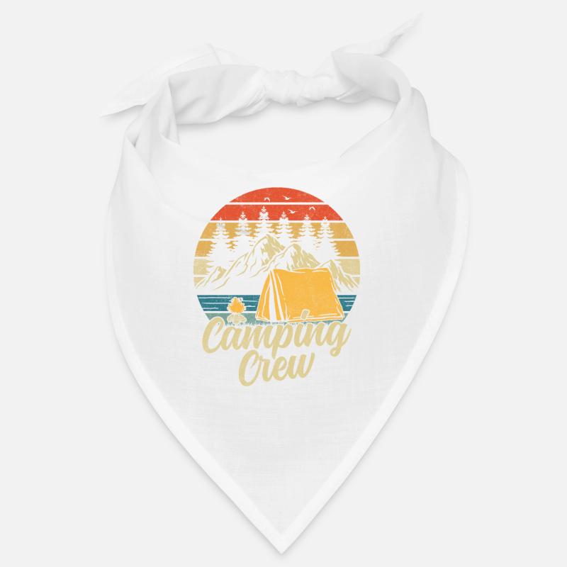 Camping Crew Campinggruppe Passender - Bandana - Weiß