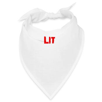 Lit Toll Schön Super Gut - Bandana - Weiß - Vorne
