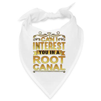 Can I Interest You In A Root Canal - Bandana - Weiß - Vorne