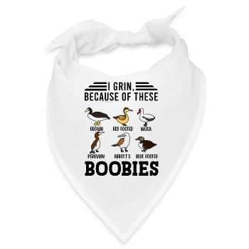 Lustige Tölpel-Seevögel-Sammlung - Bandana - Weiß - Vorne