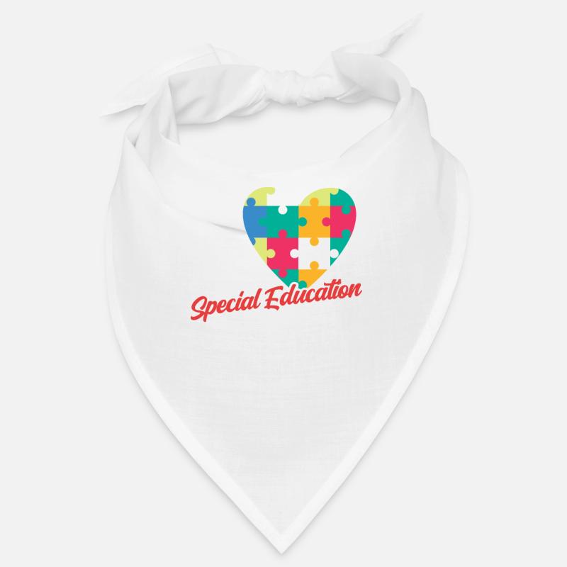 J’aime les enseignants en éducation spécialisée Éducation spécialisée Bandana