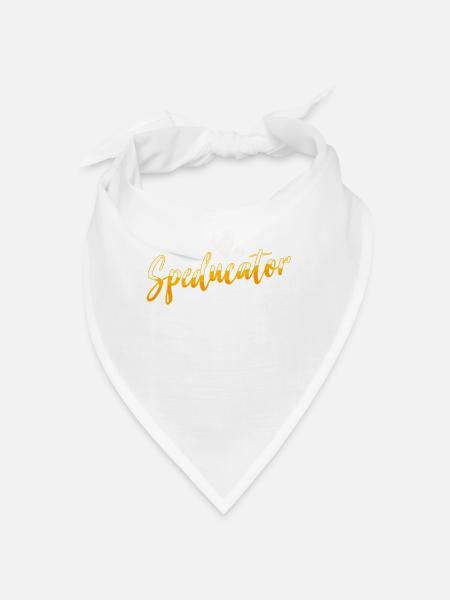 Speducator Sonderpädagogik Sonderpädagoge Lehrer - Bandana - Weiß - Vorne