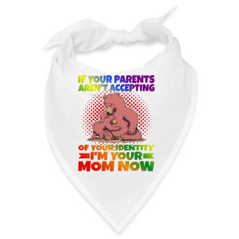 If Your Parents Aren't Accepting Of Your Identity1 - Bandana - Weiß - Vorne