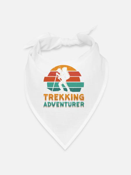 Trekking Aventurier Randonnée Randonneurs - Bandana - blanc