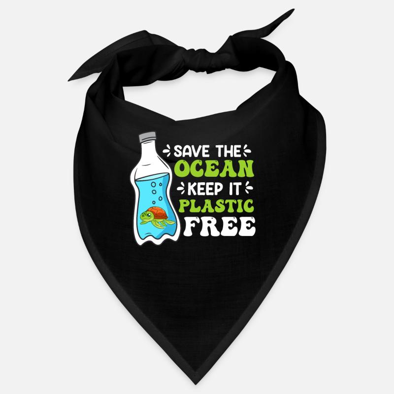 Environmentalists Save the Ocean No plastic Bandana
