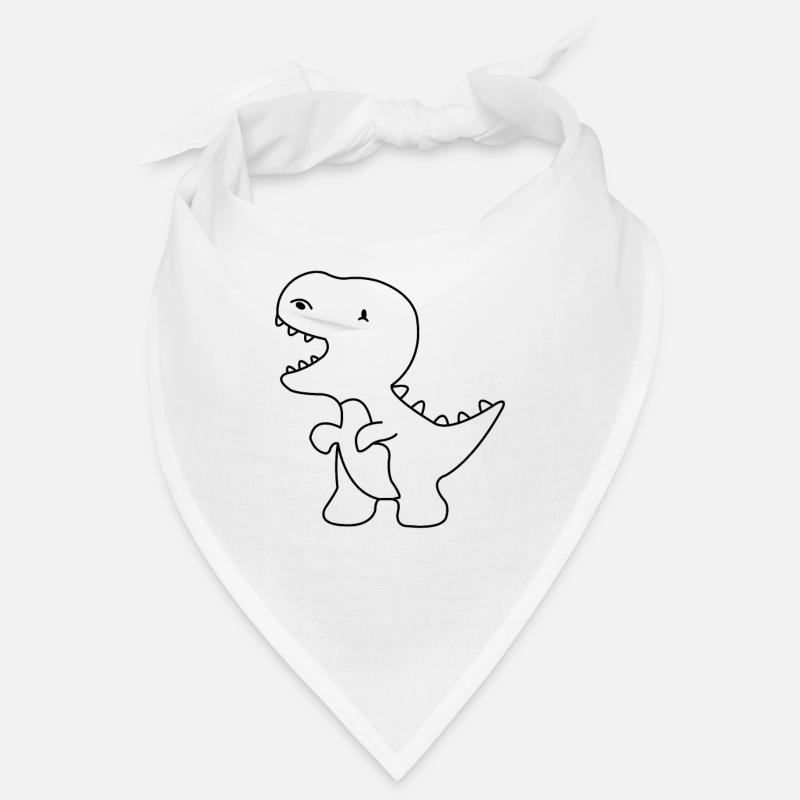 Dino Dinosaur hand-drawn Bandana