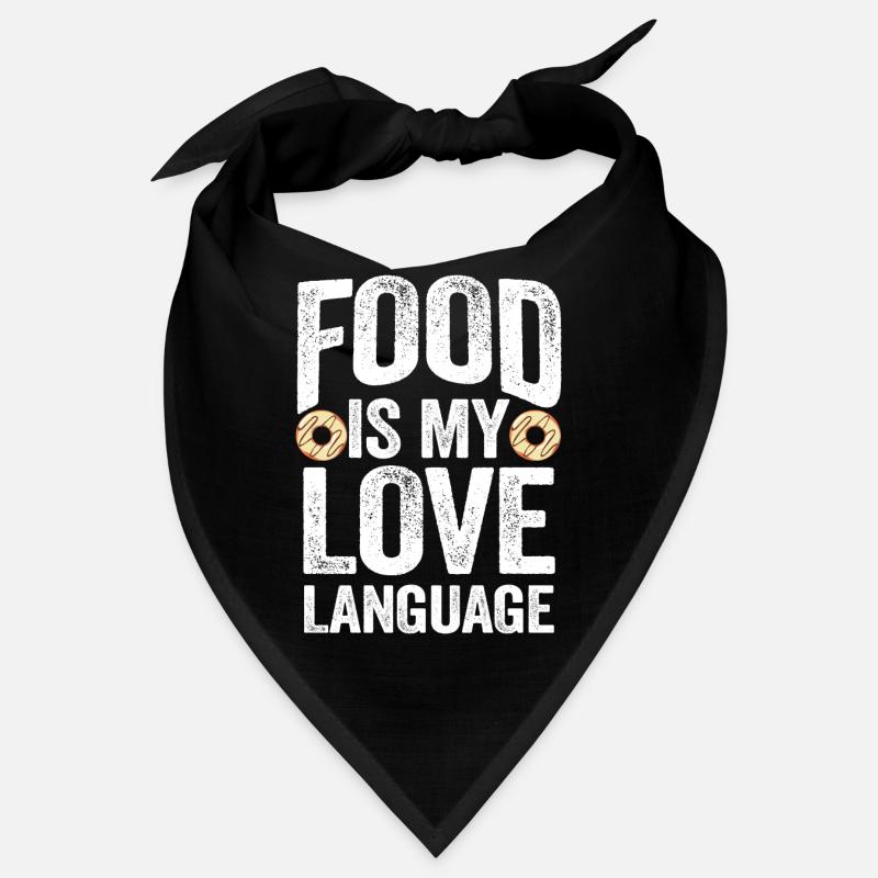 La nourriture est mon langage d’amour Bandana