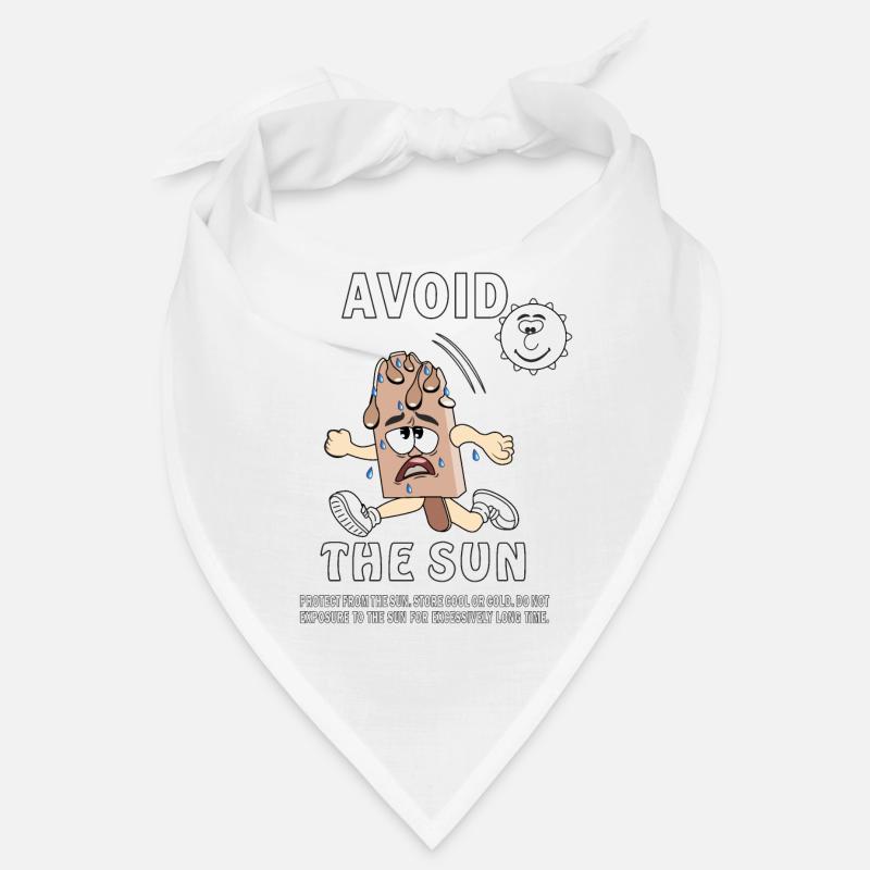 SUNSCREEN ICE CREAM AVOID THE SUN Bandana