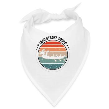 Drachenboot Trainer und Drachenboot - Bandana - Weiß - Vorne