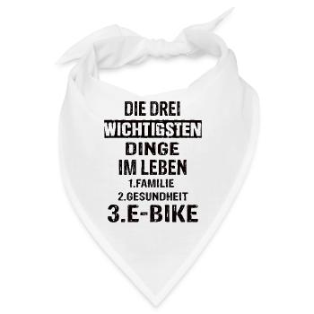EBike - Bandana - Weiß - Vorne