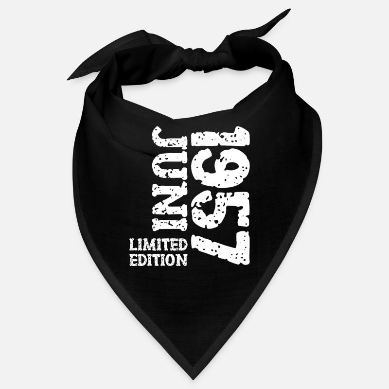 1957 Juni Limited Edition Geburtstag Geschenk Bandana