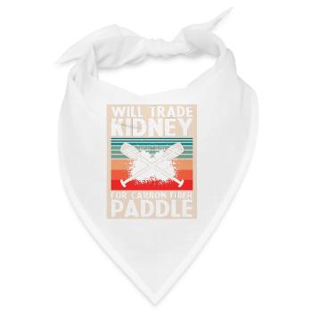 Drachenboot und Drachenboot Crew - Bandana - Weiß - Vorne